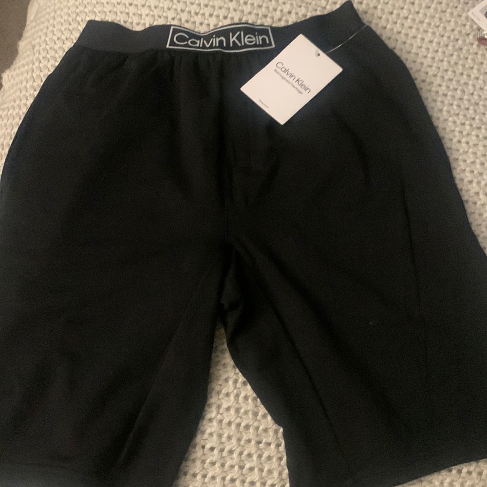 Calvin Klein black size Small lounge shorts NEW